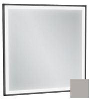 Jacob Delafon EB1433-S21 Allure & Silhouette Зеркало 60 х 60 см, с подсветкой, рама серый титан сатин купить  в интернет-магазине Сквирел
