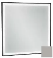 Jacob Delafon EB1433-S21 Allure & Silhouette Зеркало 60 х 60 см, с подсветкой, рама серый титан сатин купить  в интернет-магазине Сквирел