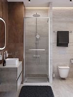 Cezares LUX LUX-B-FS-1-80-C-CR Душевая дверь в нишу