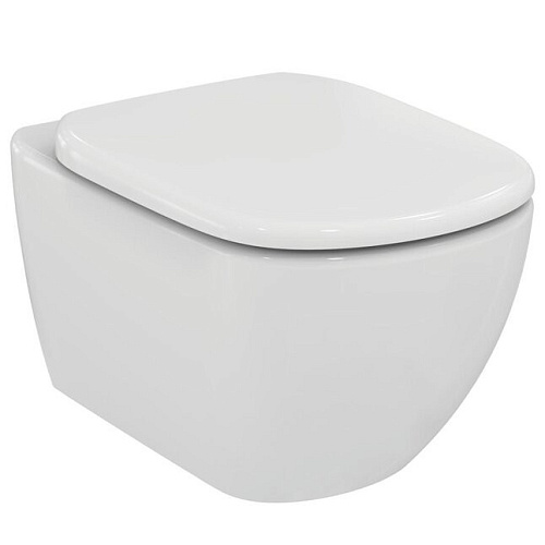 Ideal Standard T007901+T352701 Tesi Унитаз подвесной 33.5х53 см с сиденьем, белый