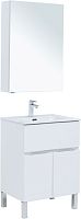 Aquanet 00274529 Алвита New Комплект мебели для ванной комнаты, белый