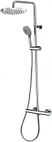 Bossini L10173.030 Elios Душевая стойка с однорычажным смесителем, верхний душ 250 мм, ручной душ, хром