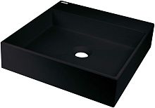 Deante CQR_NU4S Correo Раковина накладная 40х40 см, Nero (черный)
