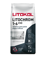 Litokol Litochrom Luxury LITOCHROM1-6 LUXURY_C50 (2кг) Светло-бежевый Цементная затирка
