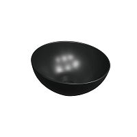 Charus 700-013B Emilia Раковина на столешницу круглой формы, D=45 см, без отв. под смеситель/без отв. перелива, черный