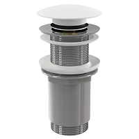 Salini 16121WG Донный клапан для раковины, материал S-Sense, белый
