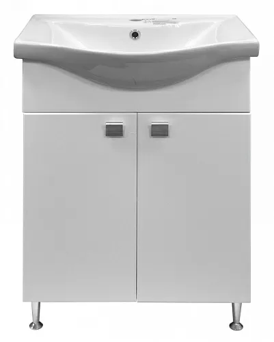 Loranto CS00079242 София Тумба с раковиной, напольная, 60х46 см, белая купить  в интернет-магазине Сквирел