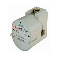 Gattoni SC0560000 GBOX Монтажная коробка универсальная под встраиваемый смеситель для душа с 1-м выходом, хром