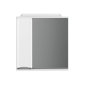 AM.PM M80MPL0651WG Like, Зеркальный шкаф, 65х78 см, с подсветкой, левый, белый глянец