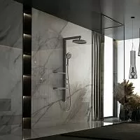 Vincea VSFS-3I11GM Inspire Душевая стойка с изливом, вороненая сталь