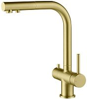 Timo 2356/17FL Saona Смеситель для кухни, с выдвижной лейкой, золото матовое