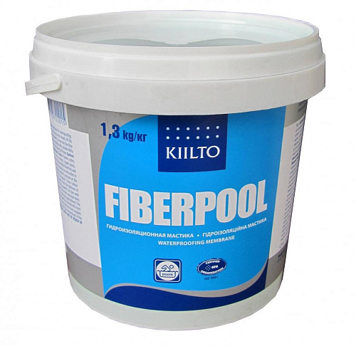 Kiilto FIBERPOOL 1.3кг Гидроизоляция снято с производства