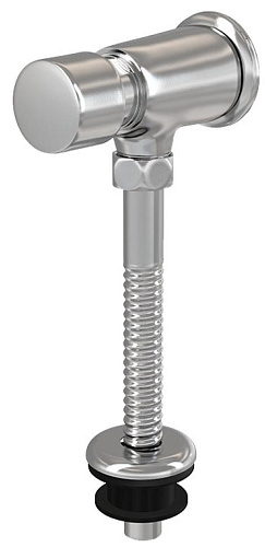 Alcaplast ATS001 Кнопочный сливной вентиль для писсуара, хром Alcaplast ATS001 Кнопочный сливной вентиль для писсуара, хром