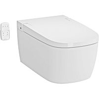 Vitra 5674B003-6193 (стар. 5674B003-6103) V-Care Basic Унитаз подвесной 38х60 см, интеллектуальный, с функцией биде, с сиденьем, белый