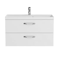 BelBagno AURORA-900-2C-SO-BL База под раковину 90х45 см, подвесная, Bianco Lucido (белый глянец)