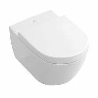 Villeroy & Boch 5614R0T2 Subway 2.0 Чаша унитаза подвесного 37х56 см, альпийский белый (White Alpin) AntiBac/CeramicPlus