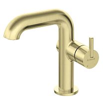 Deante BQS_R24M Silia Смеситель для раковины U-образный излив, брашированное золото