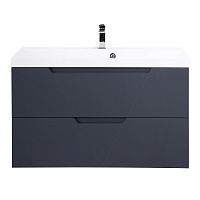 BelBagno VITTORIA-1000-2C-SO-GO-P База под раковину 100х45 см, подвесная, Grigio Opaco (серый матовый)