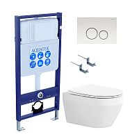 Aquatek Лея SET AQUATEK ЛЕЯ cm-016 4в1 Инсталляция с подвесным унитазом Aquatek Лея SET AQUATEK ЛЕЯ cm-016 4в1 Инсталляция с подвесным унитазом