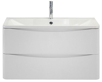 BelBagno ACQUA-900-2C-SO-BL База под раковину 90х45 см, подвесная, Bianco Lucido (белый глянец)