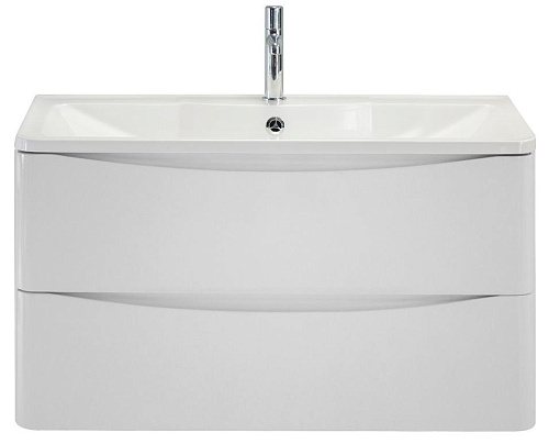 BelBagno ACQUA-900-2C-SO-BL База под раковину 90х45 см, подвесная, Bianco Lucido (белый глянец) купить  в интернет-магазине Сквирел