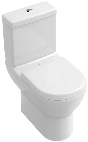 Villeroy & Boch 66091001 Subway Чаша унитаза-компакта 37х8 см, альпийский белый (White Alpin)