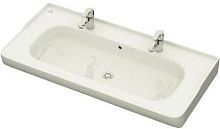 Caprigo Galaxy-120 Double Albion Раковина мебельная 120х49 см, белая