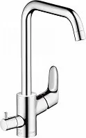 Hansgrohe 31823000 Focus M41 260 Смеситель для кухни, с запорным вентилем, хром