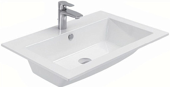 Aquanet НФ-00008398 Электра Раковина накладная, 70х50 см, белая