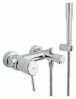 Grohe 32212001 Concetto New Смеситель для ванны, с душевым гарнитуром Euphoria Cosmopolitan, хром