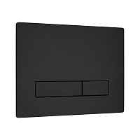 KKPol 350/PSM/011-00-00 Vitrum Metal Slim Смывная клавиша, черный матовый