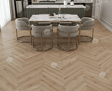 Ламинат Alpine Floor Елка Эксперт 8 (Herringbone 8 Pro), LF102-12A Дуб Артуа 606 х 101 х 8 mm