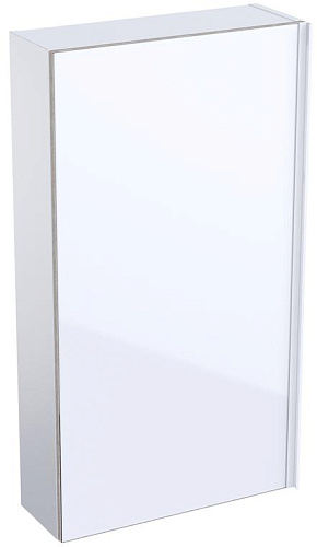 Geberit Acanto 500.639.01.2 Верхний шкафчик , плоский, 450 x 820 x 174 мм, фронтальная часть: белое стекло корпус: белый глянцевый — лакированный купить  в интернет-магазине Сквирел