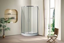 Cezares PORTA-D-R-2-100-C-Cr Душевой уголок, профиль хром