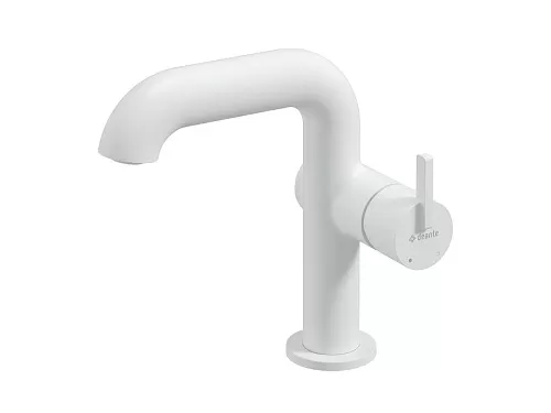 Deante BQS_A24M Silia Смеситель для раковины U-образный излив, Bianco (белый матовый)