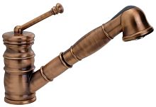 Migliore 18302 Cucina Queen Смеситель для кухни монокомандный, c выдвижной лейкой, медь Migliore 18302 Cucina Queen Смеситель для кухни монокомандный, c выдвижной лейкой, медь