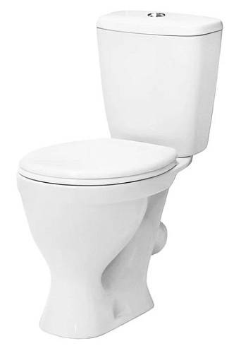 Sanita ETLSACC01090113 Эталон Эконом Унитаз-компакт напольный 36х61 см, с сиденьем, белый (нов. арт. WC.CC/Etalon/1-P/WHT.G/S1)