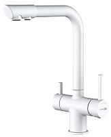 WasserKraft A8357 Смеситель для кухни, под фильтр, белый Soft-touch