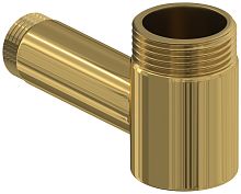 Сунержа 03-1506-0112 Уголок переходной н/ж G 1" нар.р. / G 1/2" нар.р. удл. L-60 мм, золото