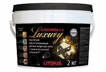 Litokol LITOCHROM1-6 LUXURY C30 (2кг) Жемчужно-серый Цементная затирка