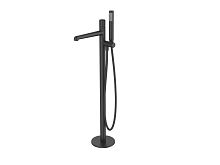 BelBagno UNO-FMT-NERO Смеситель для ванны, напольный, черный