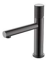 Vincea VBF-4G1GM Groove Смеситель для раковины, вороненая сталь