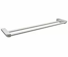 WasserKRAFT Kammel K-8340WHITE Держатель полотенец двойной купить  в интернет-магазине Сквирел
