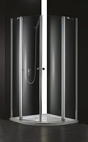 Cezares ELENA-W-R-22-90-C-Cr Душевой уголок, профиль хром