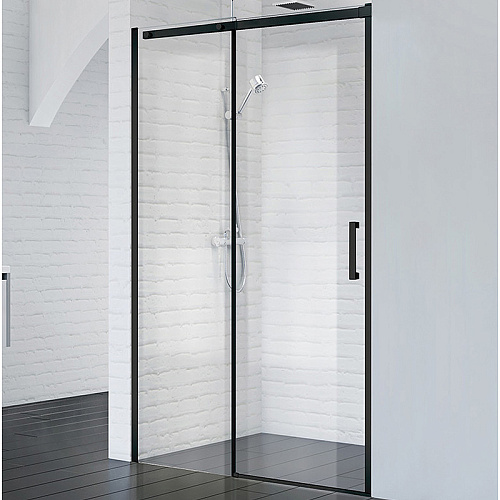 BelBagno  ACQUA-BF-1-130-C-NERO Душевая дверь в нишу