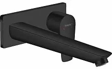 Hansgrohe 71734670 Talis E Смеситель для раковины, излив 225 мм (внешняя часть), матовый черный