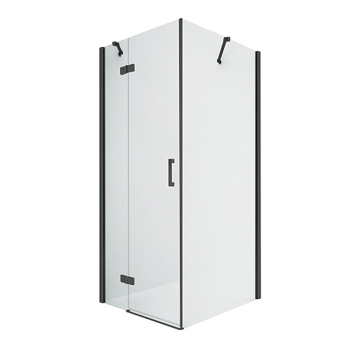 New Trendy NEW RENOMA Black D-0207A/D-0112B Душевое ограждение купить недорого в интернет-магазине Сквирел