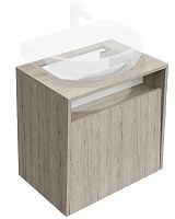 Kerama Marazzi Pro.60.1/OAK.O Pro Тумба под раковину подвесная 60х43 см, белый/Дуб Орегон