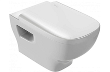 Сет №1674_EDE102-00, Унитаз подвесной, без ободка + E70024-00, Сиденье для унитаза