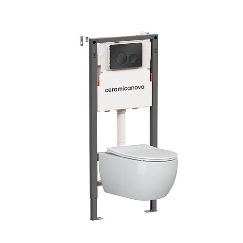 Ceramica Nova  CN3001_121001MB Комплект: Унитаз, Инсталляция, Кнопка смыва